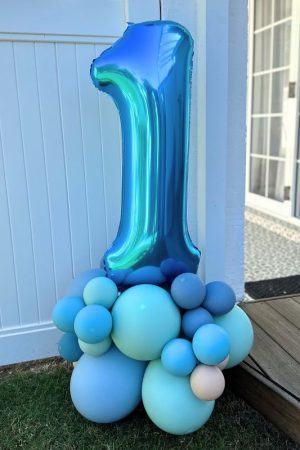 Large Single Number Balloon Bouquet